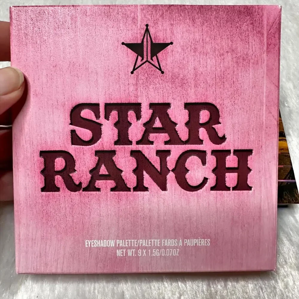 NIB Jeffree Star Star Ranch Eyeshadow Palette Full Size 9 x 1.5g